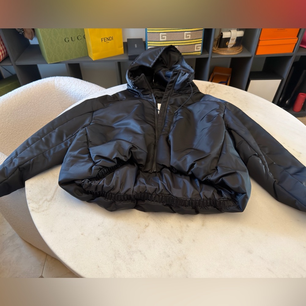 ZARA WATER REPELLENT WINDPROOF HOODED PUFFER JACKET - Picture 7 of 16